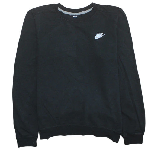 Nike Mens Black Medium Crew Neck Pullover Sweatshirt