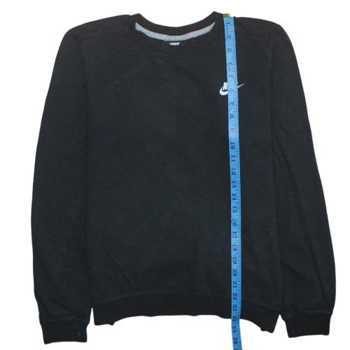 Nike Mens Black Medium Crew Neck Pullover Sweatshirt - Image 3