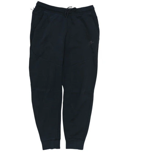 Nike Men's Black Medium Jogger Sweatpants with Elastic Waist - Image 4