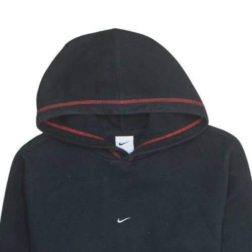 Nike Men's Black Medium Pullover Hoodie Fleece Sweatshirt - Image 7