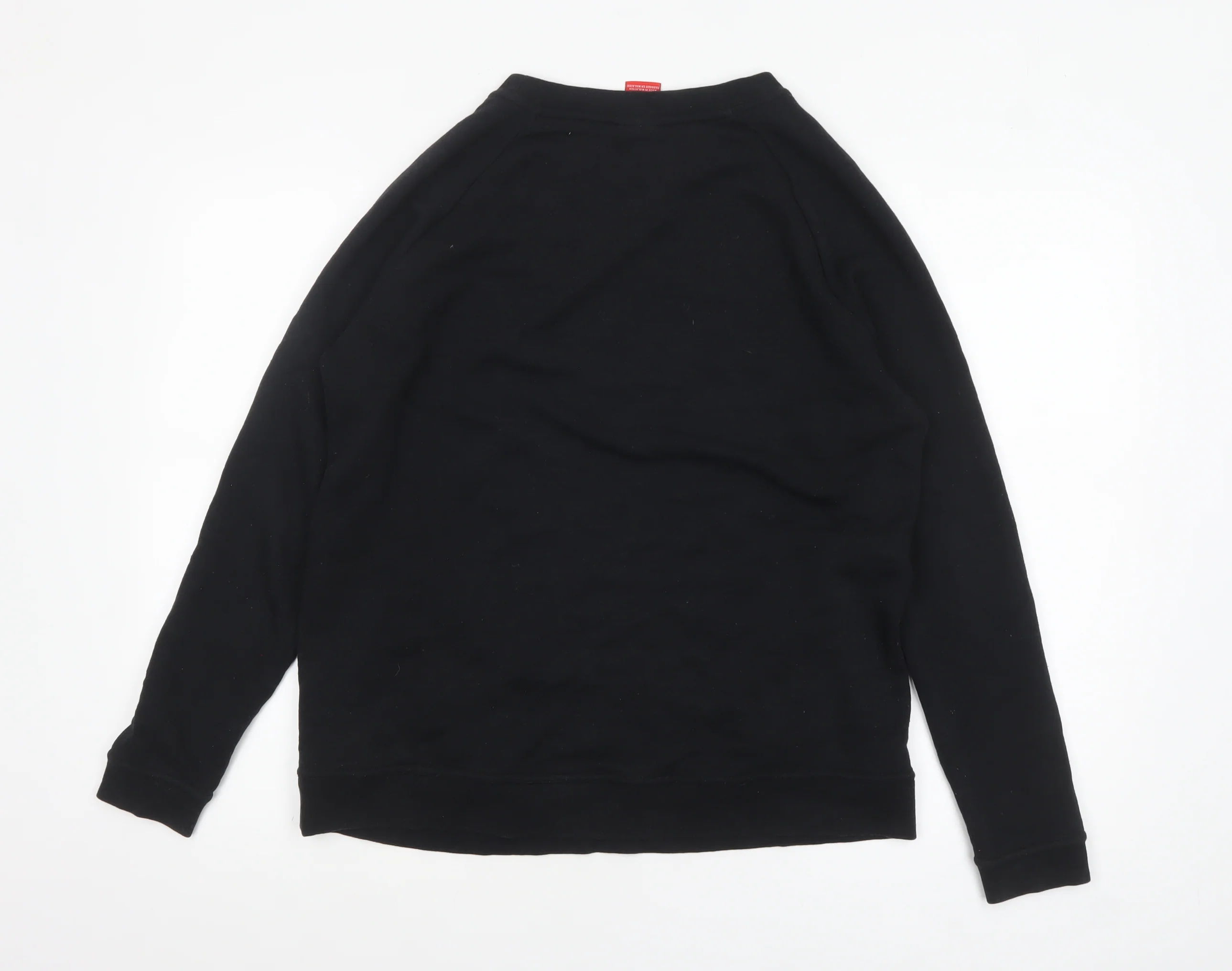 Nike Men's Black Medium Pullover Logo Crew Neck Sweatshirt - Image 3