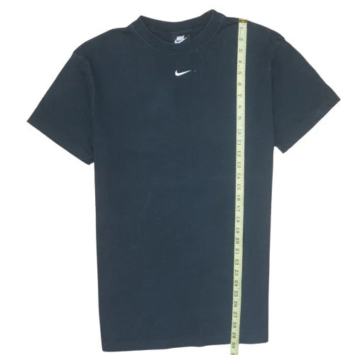 Nike Men's Black Medium Sports Logo Cotton T-Shirt - Image 3