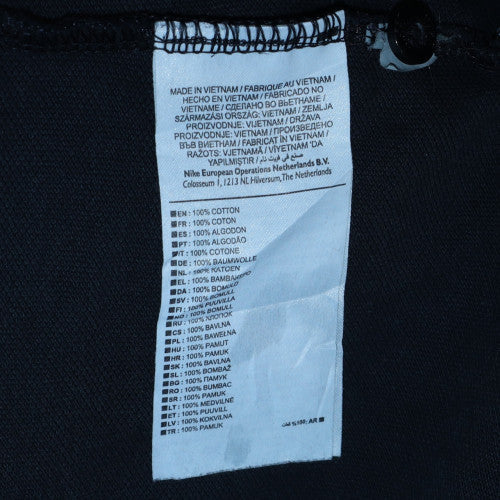Nike Men's Black Polo Shirt M Regular Fit Cotton Sports Top - Image 6