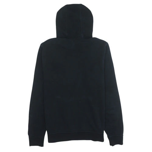 Nike Men's Black Pullover Hoodie Fleece Logo L Regular Fit - Image 4