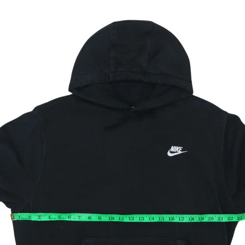 Nike Men's Black Pullover Hoodie L Fleece Sportswear Sweatshirt - Image 2