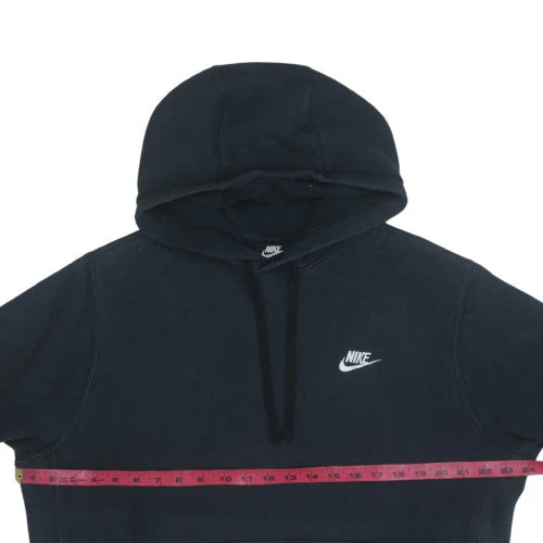 Nike Men's Black Pullover Hoodie L Logo Fleece Sweatshirt - Image 3