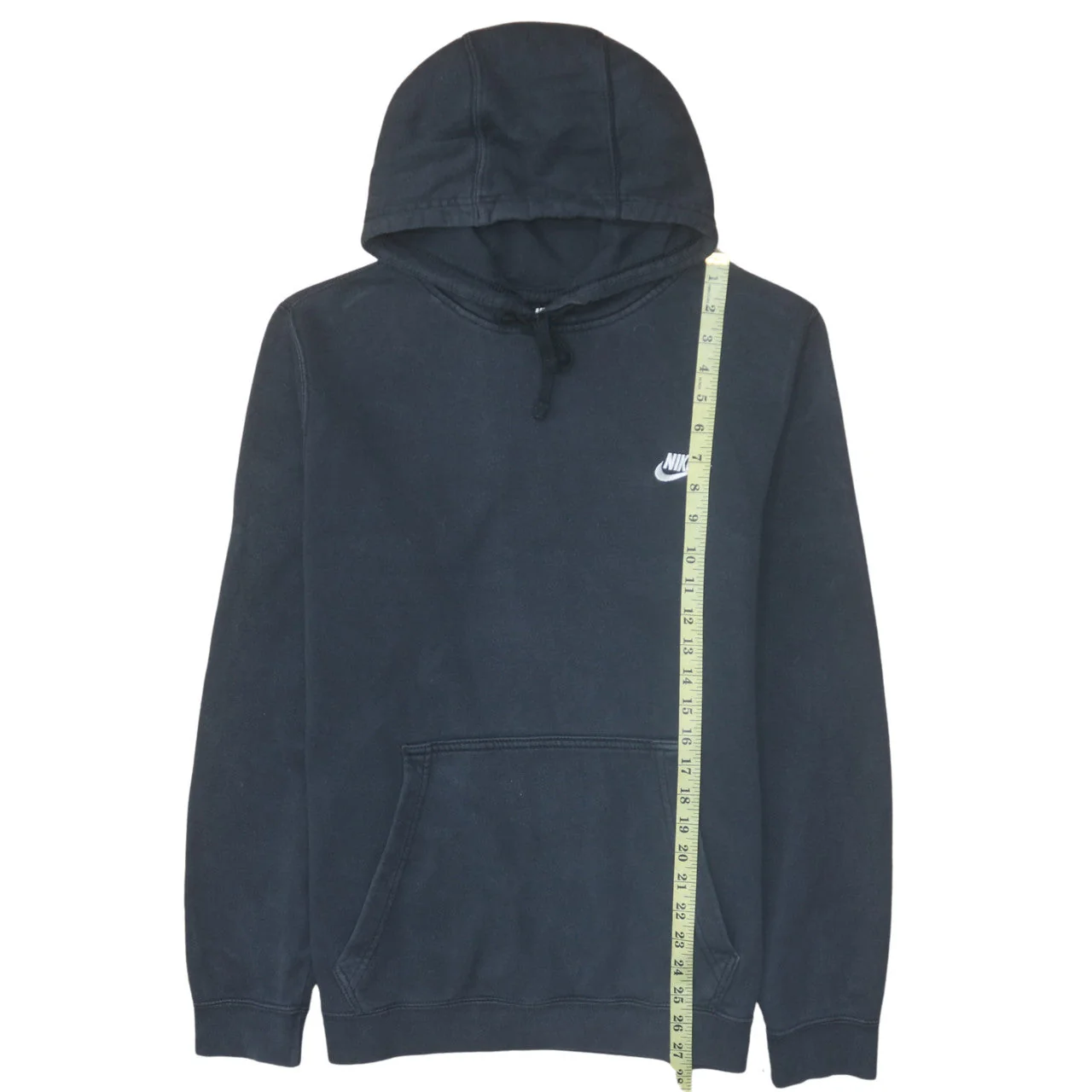 Nike Men's Black Pullover Hoodie L Regular Fit Fleece Sportswear - Image 3