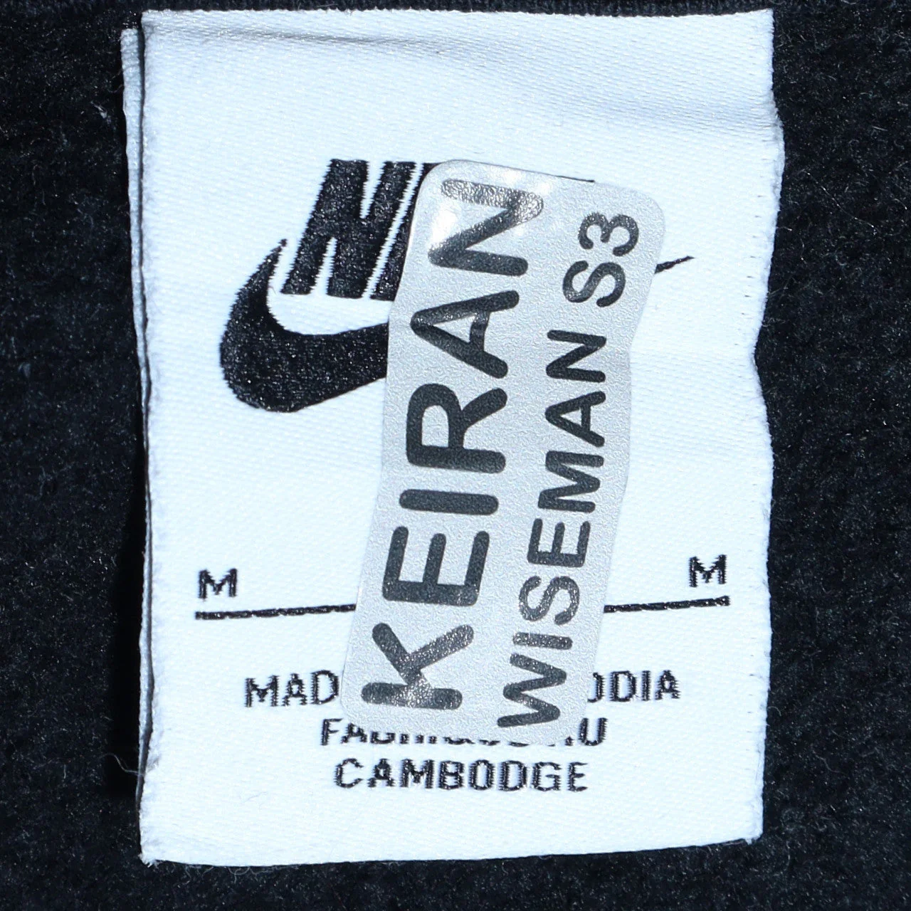 Nike Men's Black Pullover Hoodie M Fleece Logo Sportswear - Image 6