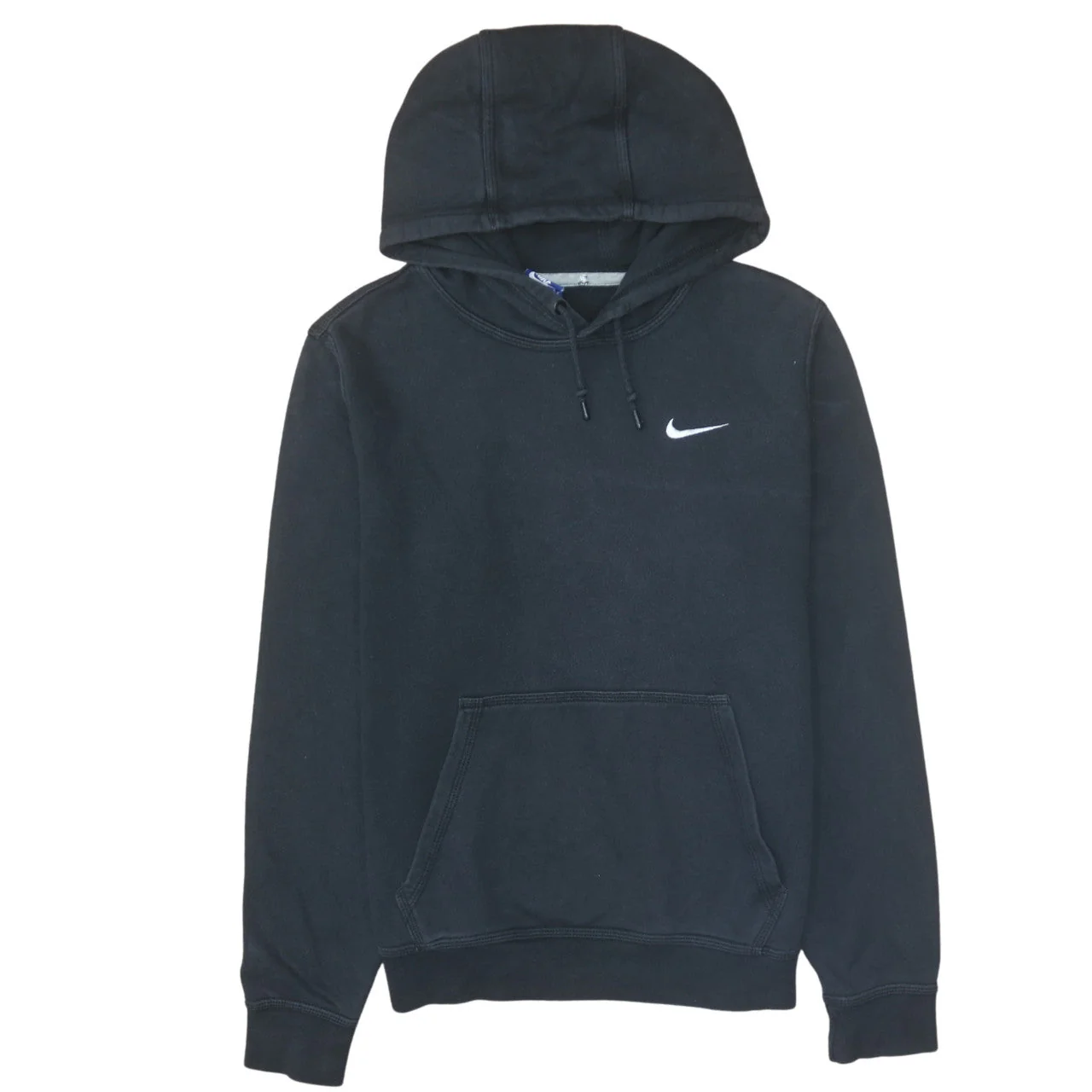 Nike Men's Black Pullover Hoodie M Fleece Regular Fit Logo Sportswear