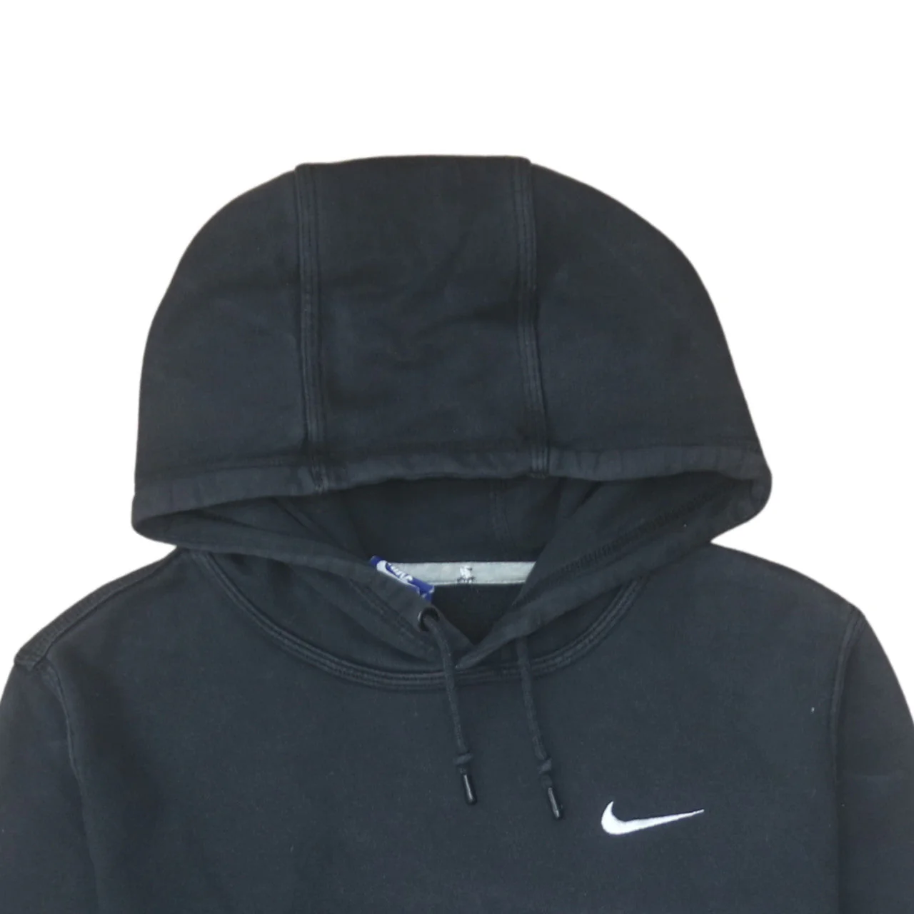 Nike Men's Black Pullover Hoodie M Fleece Regular Fit Logo Sportswear - Image 8