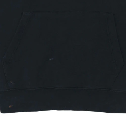 Nike Men's Black Pullover Hoodie M Fleece Sports Logo Sweatshirt - Image 8