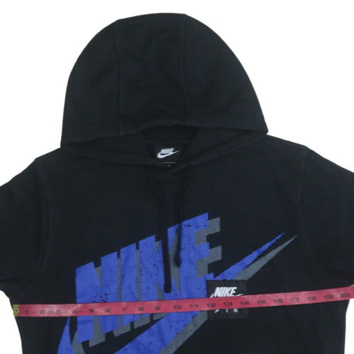 Nike Men's Black Pullover Hoodie M Graphic Print Sportswear - Image 3