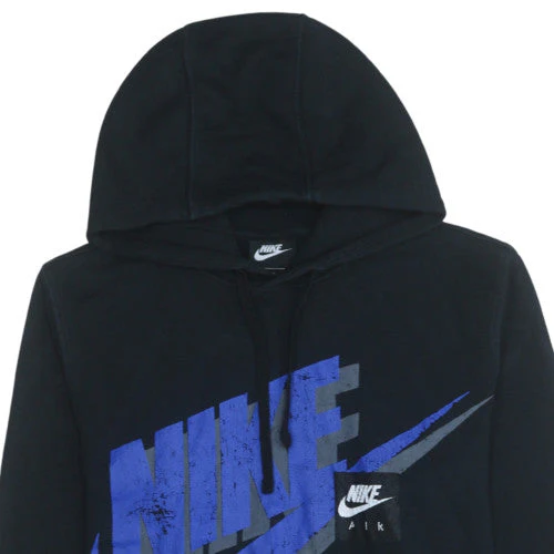 Nike Men's Black Pullover Hoodie M Graphic Print Sportswear - Image 8