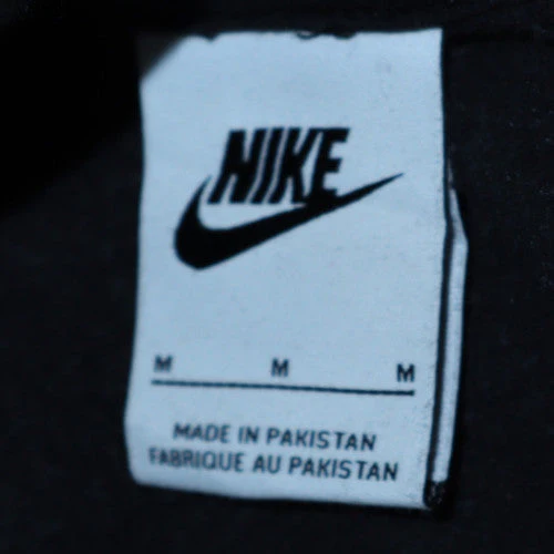 Nike Men's Black Pullover Hoodie M Logo Fleece Sweatshirt - Image 6