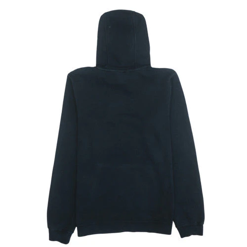 Nike Mens Black Pullover Hoodie M Regular Fit Fleece Logo Sweatshirt - Image 4
