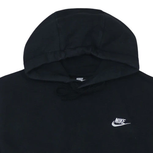 Nike Men's Black Pullover Hoodie M Regular Fit Fleece Sportswear - Image 8