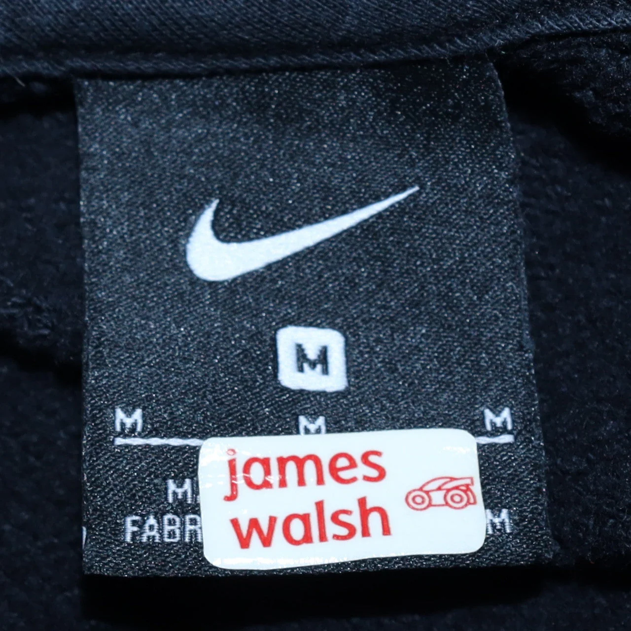Nike Men's Black Pullover Hoodie M Sports Fleece Sweatshirt - Image 5