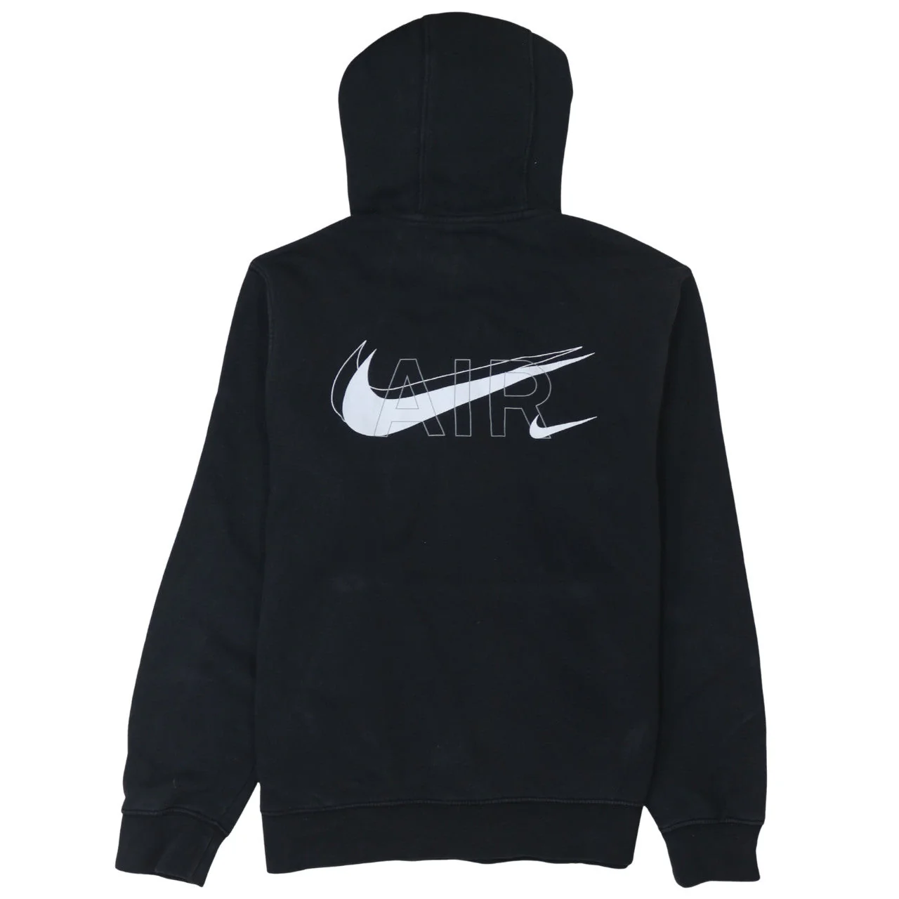 Nike Men's Black Pullover Hoodie M Sports Graphic Fleece - Image 4