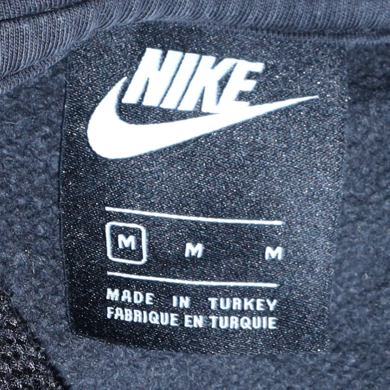 Nike Men's Black Pullover Hoodie M Sports Graphic Fleece - Image 5