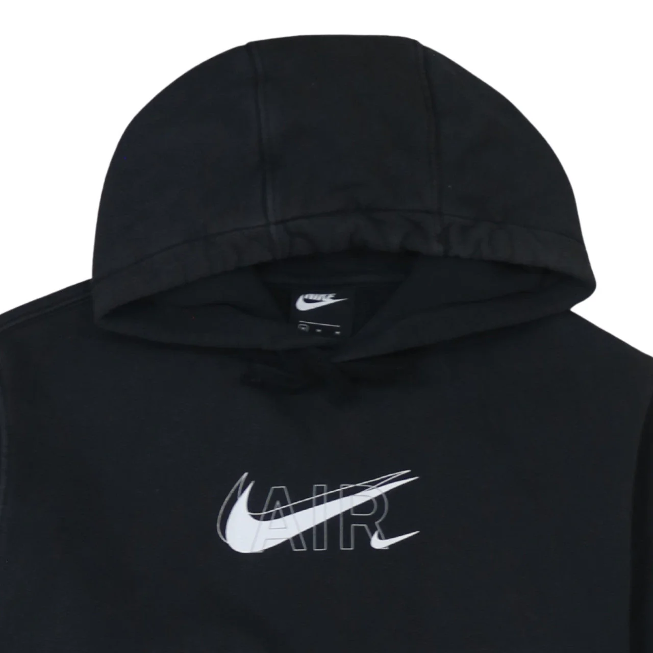 Nike Men's Black Pullover Hoodie M Sports Graphic Fleece - Image 8