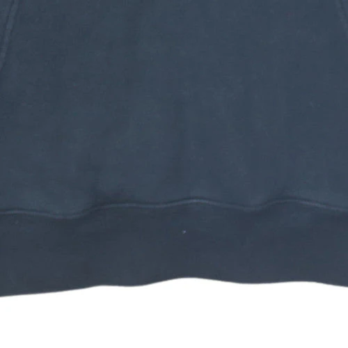 Nike Men's Black Pullover Hoodie Medium Fleece Regular Fit - Image 7