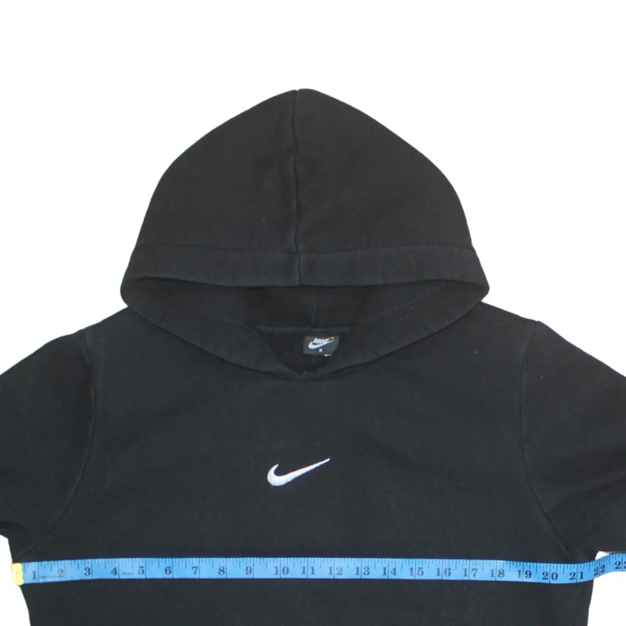 Nike Men's Black Pullover Hoodie Medium Fleece Sportswear - Image 3