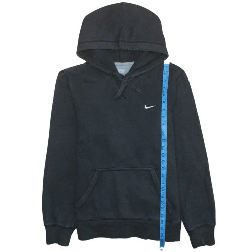 Nike Men's Black Pullover Hoodie Medium Fleece Sportswear - Image 2