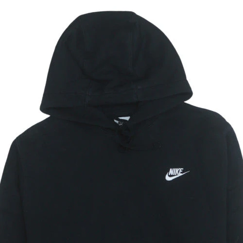 Nike Men's Black Pullover Hoodie Medium Fleece Sportswear - Image 7