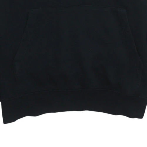Nike Men's Black Pullover Hoodie Medium Fleece Sportswear - Image 8