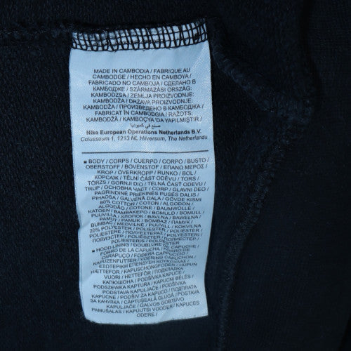 Nike Men's Black Pullover Hoodie Medium Graphic Sports Fleece - Image 5