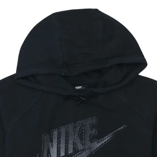 Nike Men's Black Pullover Hoodie Medium Graphic Sports Fleece - Image 6
