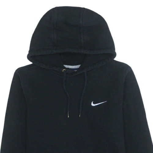 Nike Men's Black Pullover Hoodie S Fleece Logo Sweatshirt - Image 8