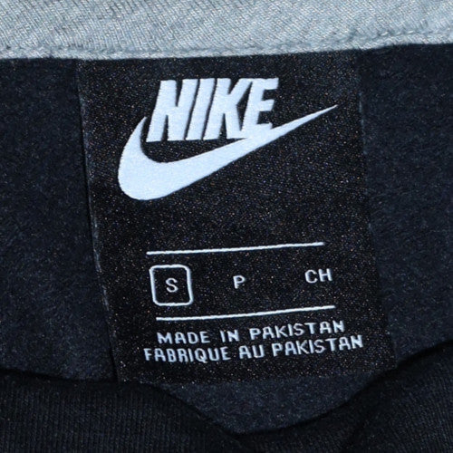 Nike Men's Black Pullover Hoodie S Regular Fit Logo Sweatshirt - Image 6