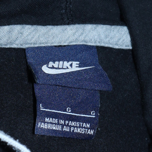 Nike Mens Black Pullover Hoodie Size L Fleece Sportswear - Image 5