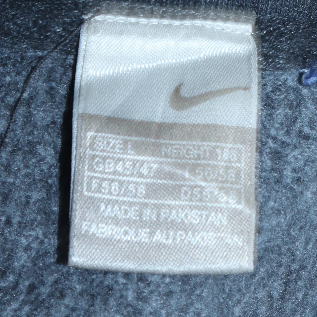 Nike Men's Black Pullover Hoodie Size L Logo Knit Sweatshirt - Image 5