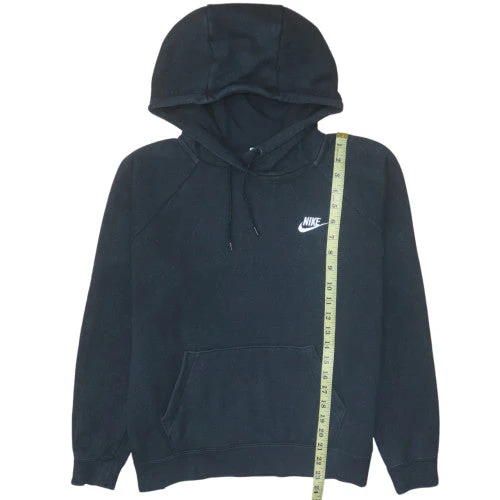 Nike Men's Black Pullover Hoodie Size M Fleece Sweatshirt - Image 3