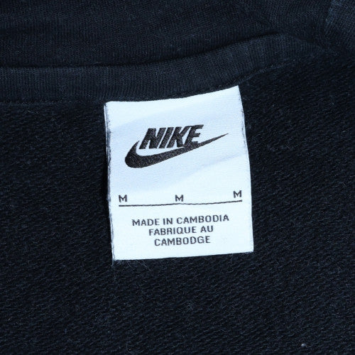 Nike Men's Black Pullover Hoodie Size M Fleece Sweatshirt - Image 5