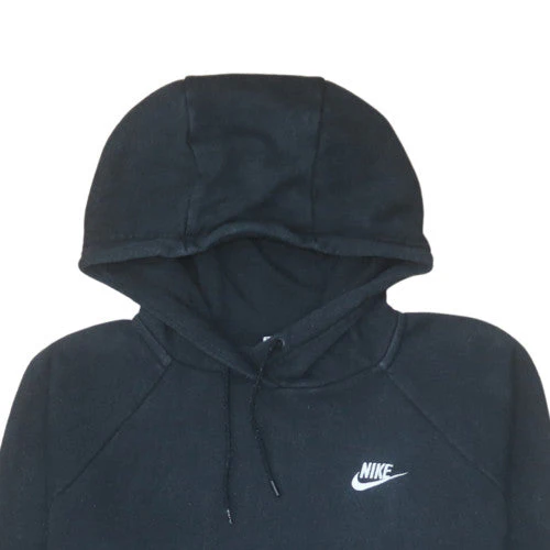 Nike Men's Black Pullover Hoodie Size M Fleece Sweatshirt - Image 7