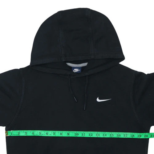 Nike Men's Black Pullover Hoodie Size S Fleece Logo Sweatshirt - Image 2