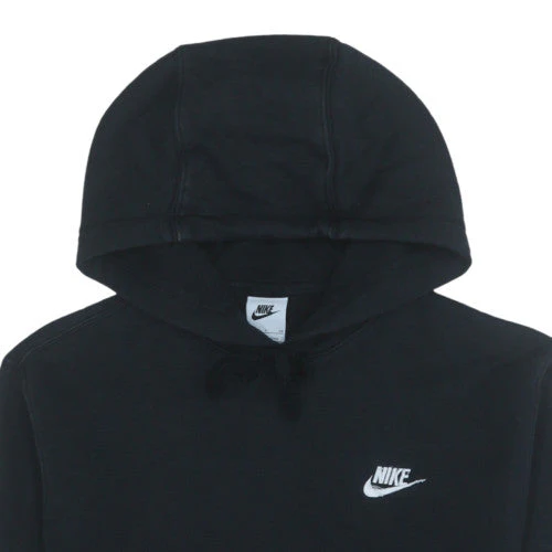 Nike Men's Black Pullover Hoodie Small Cotton Blend Fleece - Image 8