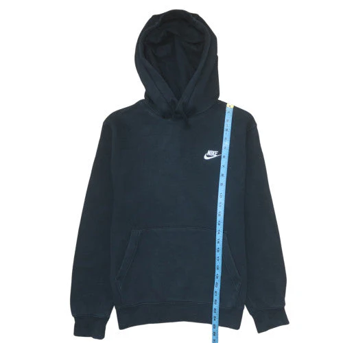 Nike Men's Black Pullover Hoodie Small Fleece Regular Fit - Image 2