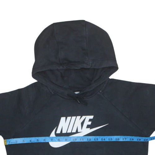 Nike Men's Black Pullover Hoodie Small Graphic Logo Sportswear - Image 3