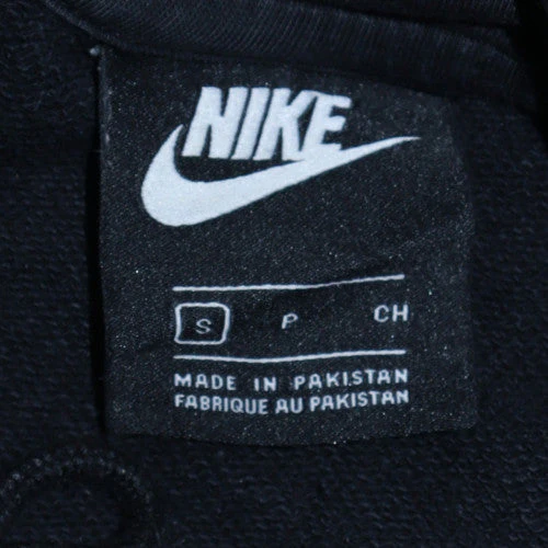 Nike Men's Black Pullover Hoodie Small Graphic Logo Sportswear - Image 5