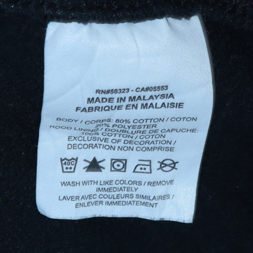 Nike Men's Black Pullover Hoodie Small Gym Fitness Sweatshirt - Image 7