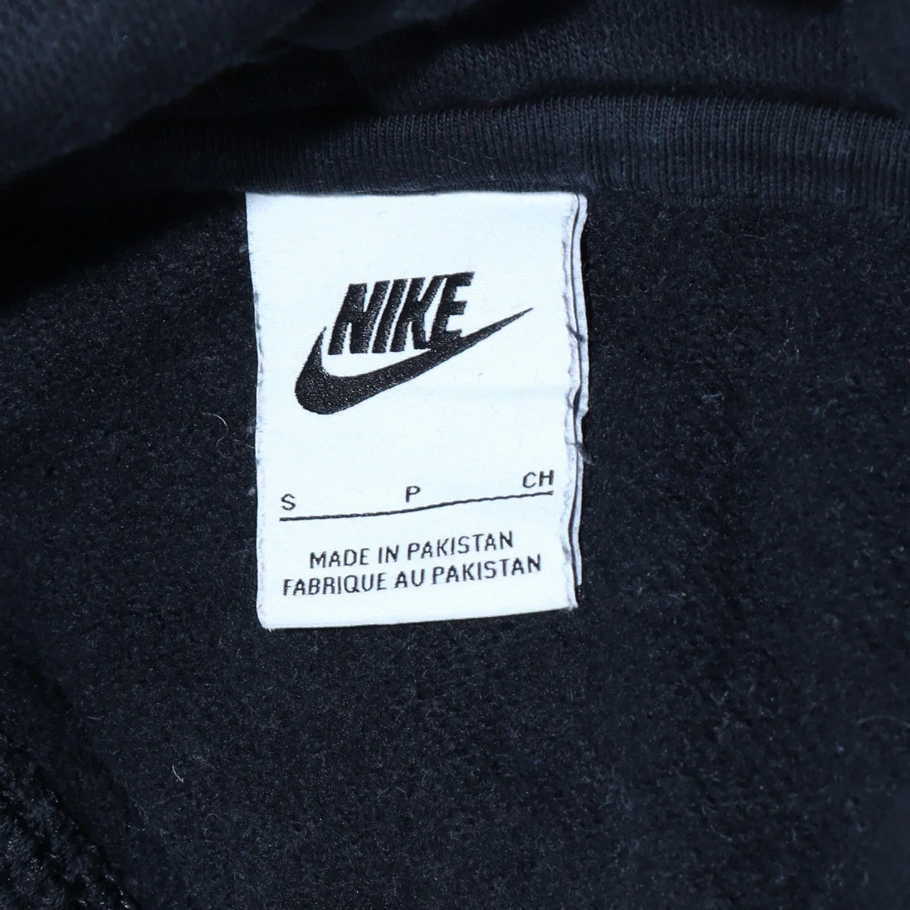 Nike Men's Black Pullover Hoodie Small Logo Fleece Sweatshirt - Image 5