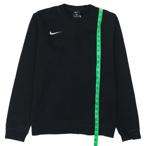 Nike Men's Black Pullover Sweatshirt Crew Neck Regular Fit M - Image 2