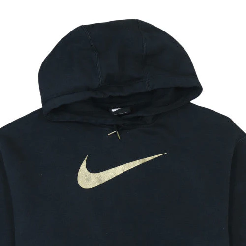 Nike Men's Black S Pullover Fleece Hoodie with Gold Logo - Image 7