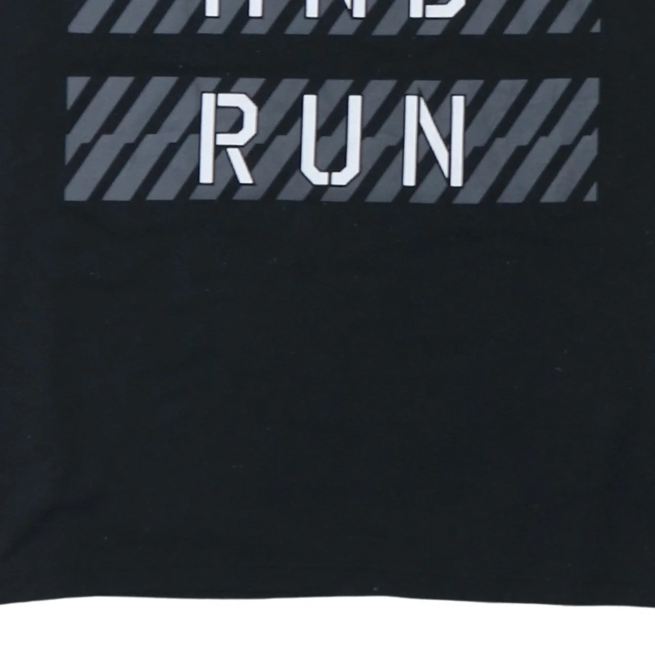 Nike Men's Black 'Shut Up and Run' Dri-FIT Athletic T-Shirt Size S - Image 7