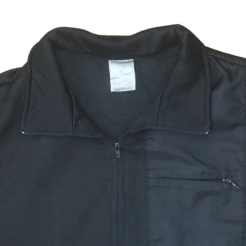 Nike Men's Black Sleeveless Fleece Zip Activewear Jacket Size S - Image 7