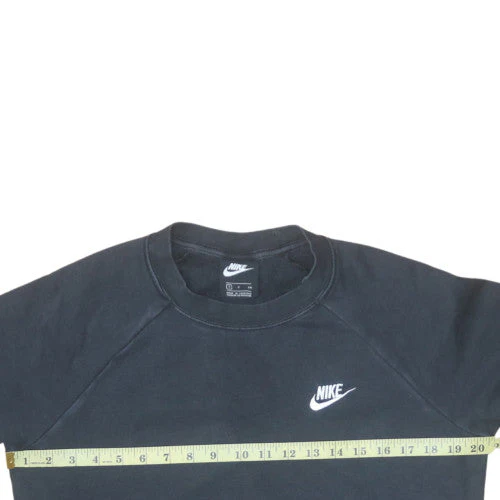 Nike Men's Black Small Crew Neck Pullover Sweatshirt - Image 3